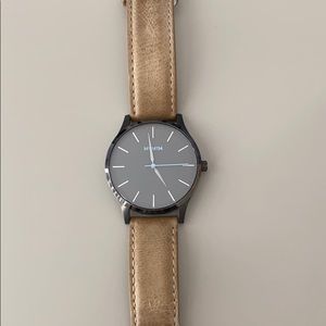 MVMT 40mm Men’s Watch. Gunmetal and blue
